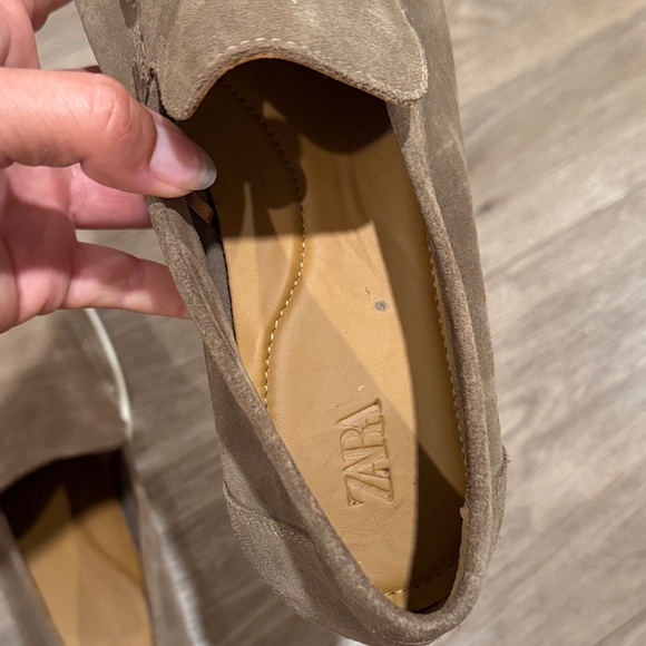 Zara Men's Taupe Slip-On Loafers - Picture 7 of 15